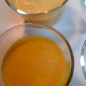 寒天と豆乳で作るかぼちゃプリン